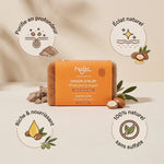 Savon d'Alep Najel Rhassoul & Argan naturel sans sulfate avec bénéfices