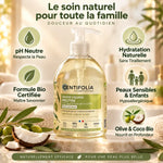 Savon liquide neutre Centifolia 500ml olive coco, salle de bain spa, bénéfices peaux sensibles