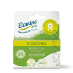 Etamine du Lys Serpentins Attrape-Mouches - Emballage produit vert et blanc avec badge jaune