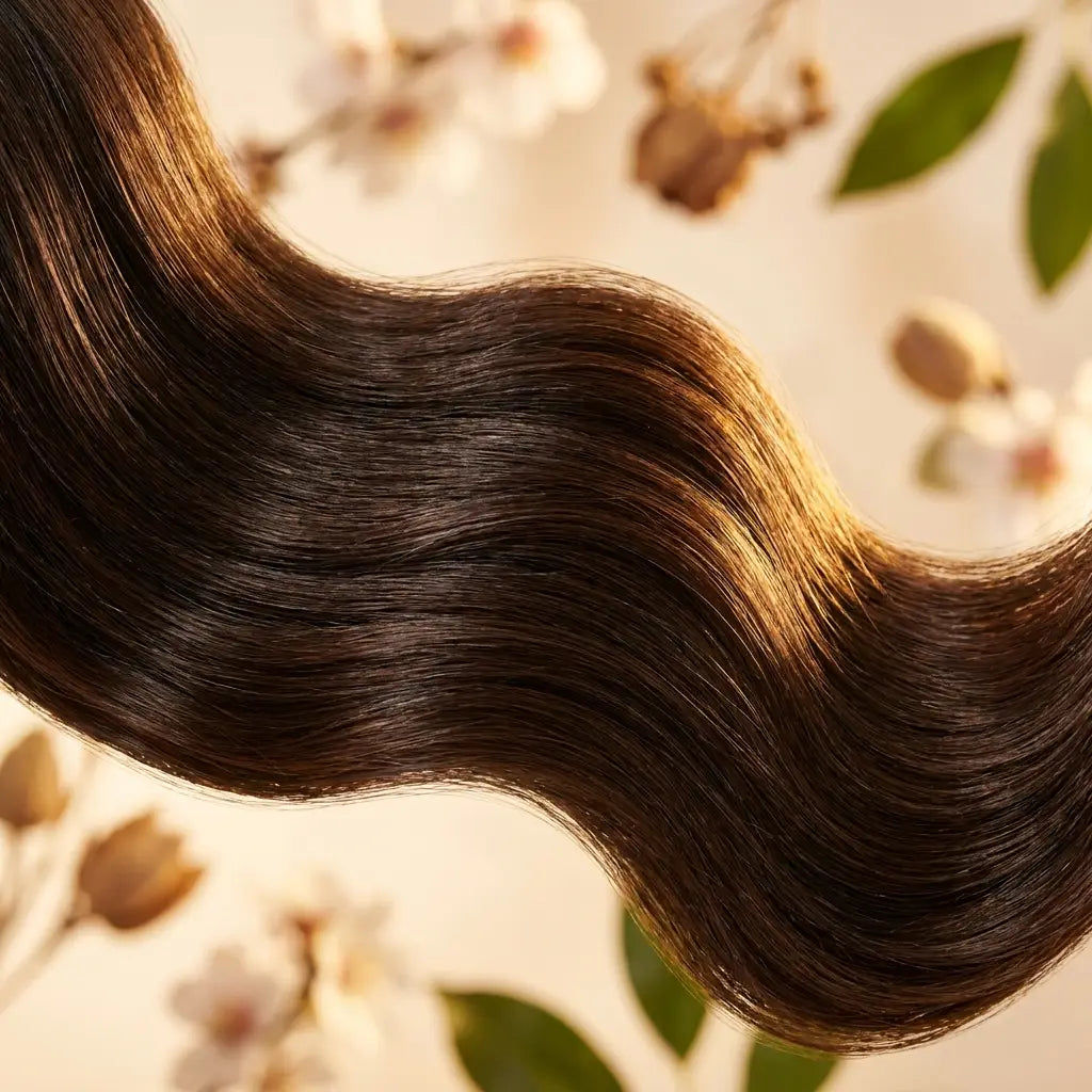 Cheveux brillants et soyeux avec shampoing bio Le Gang des Bulles pour cheveux normaux