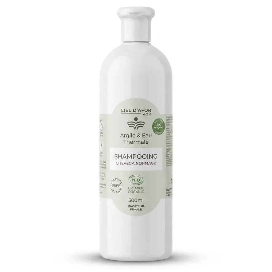 Shampoing bio 500ml Ciel d'Azur Argile & Eau Thermale cheveux normaux
