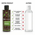 Shampoing purifiant Centifolia bio vegan vs autres marques - comparaison ingrédients naturels