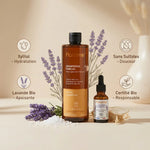 Shampooing familial bio Florame avec ingrédients naturels lavande et xylitol certifiés