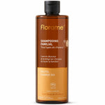 Shampooing Florame familial bio certifié en flacon verre ambré avec certification lavande