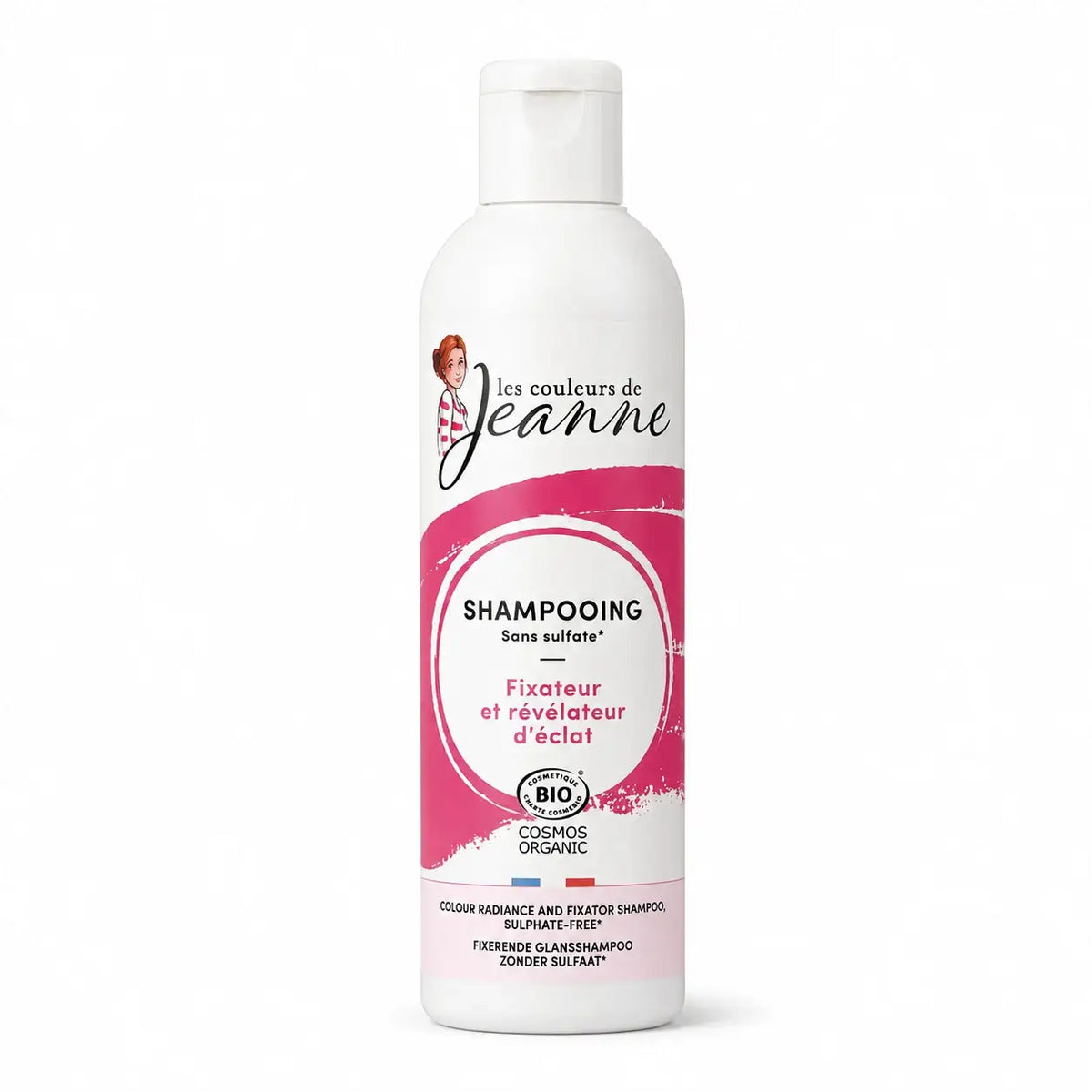 Shampooing fixateur et révélateur d'éclat certifié bio les Couleurs de Jeanne