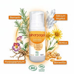 Silharpagel Bio en flacon avec ingrédients botaniques certifiés et label orange