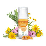 Silharpagel certifié bio en flacon avec ingrédients naturels : romarin, arnica et encens