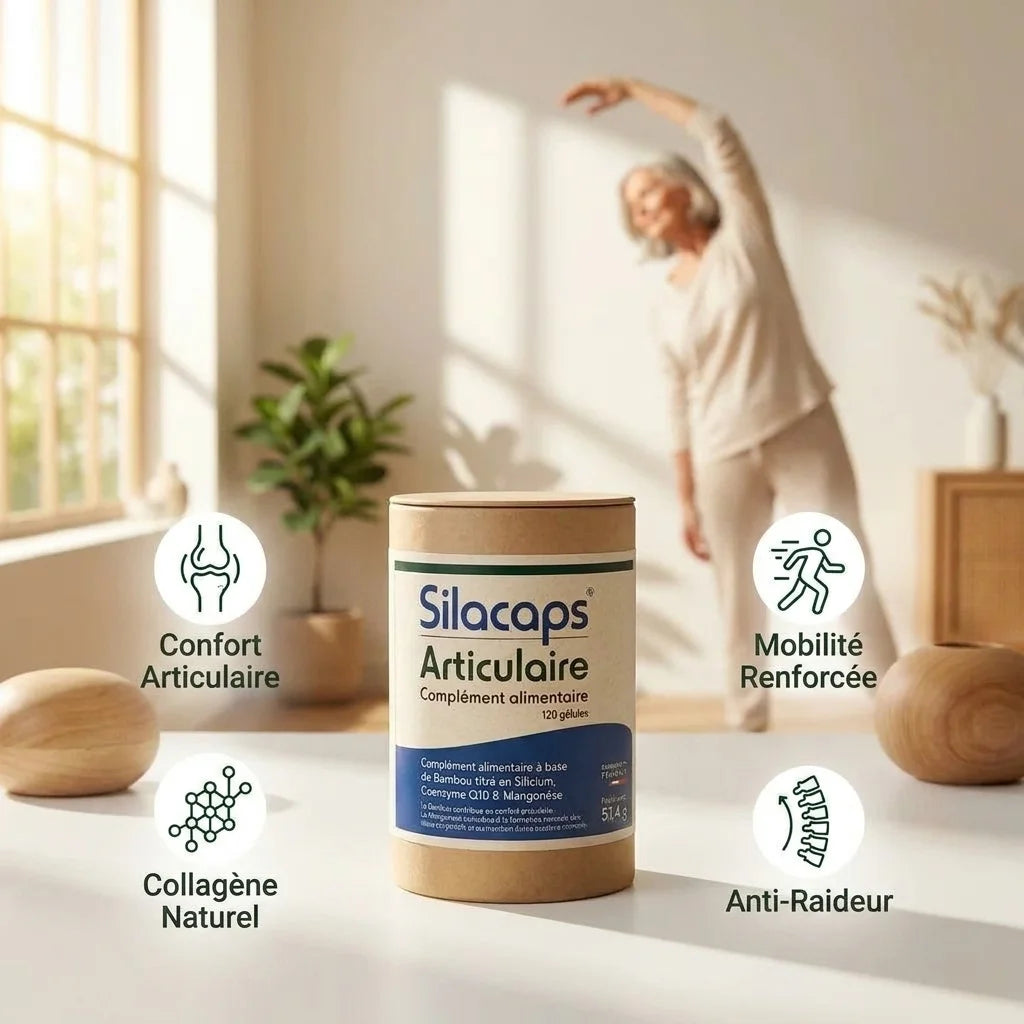 Silicaps Articulaire gélules avec bénéfices : confort, mobilité, collagène et anti-raideur