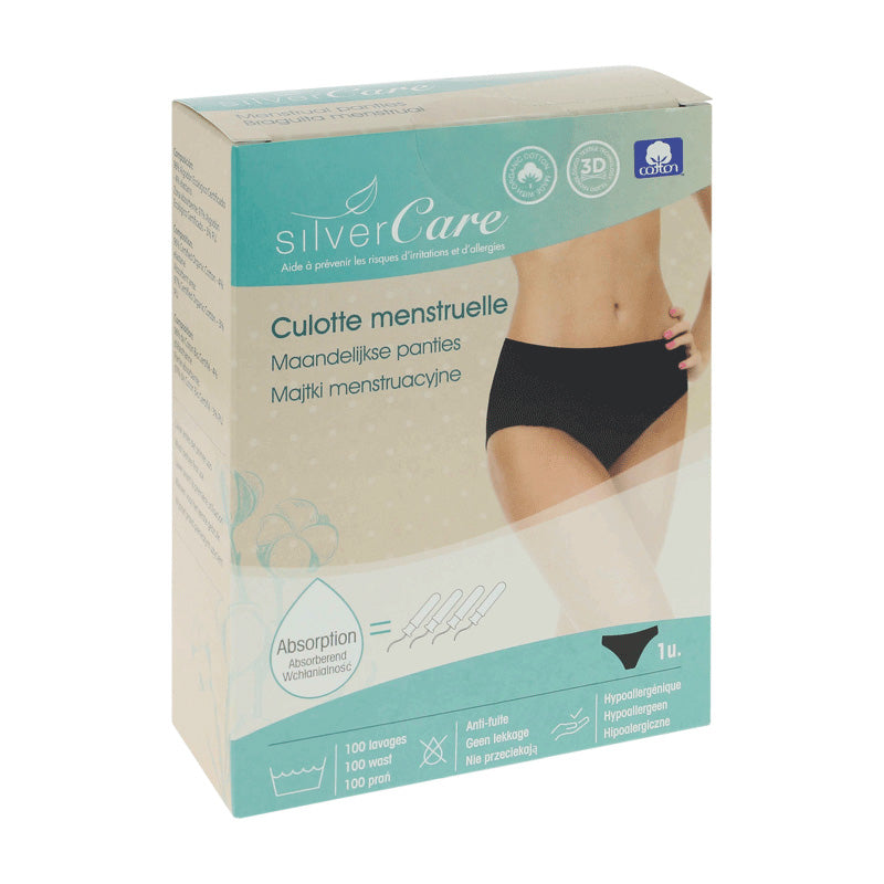 Culottes Menstruelles en coton bio Taille M – Silvercare