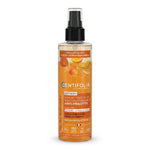 Spray activateur de boucles Centifolia bio anti-frisottis, flacon avec pompe noire et liquide ambré