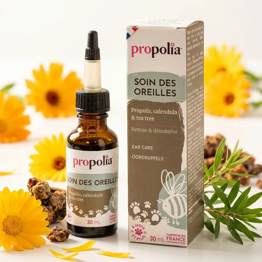 Soin oreilles Propolia flacon 30ml propolis calendula tea tree ingrédients naturels