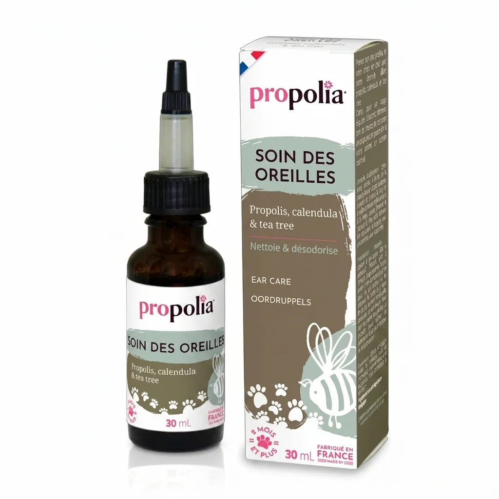Flacon soin oreilles Propolia à base de propolis, calendula et tea tree