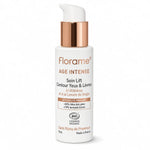Soin Lift Contour Yeux & Lèvres bio Florame - Flacon blanc avec pompe cuivrée