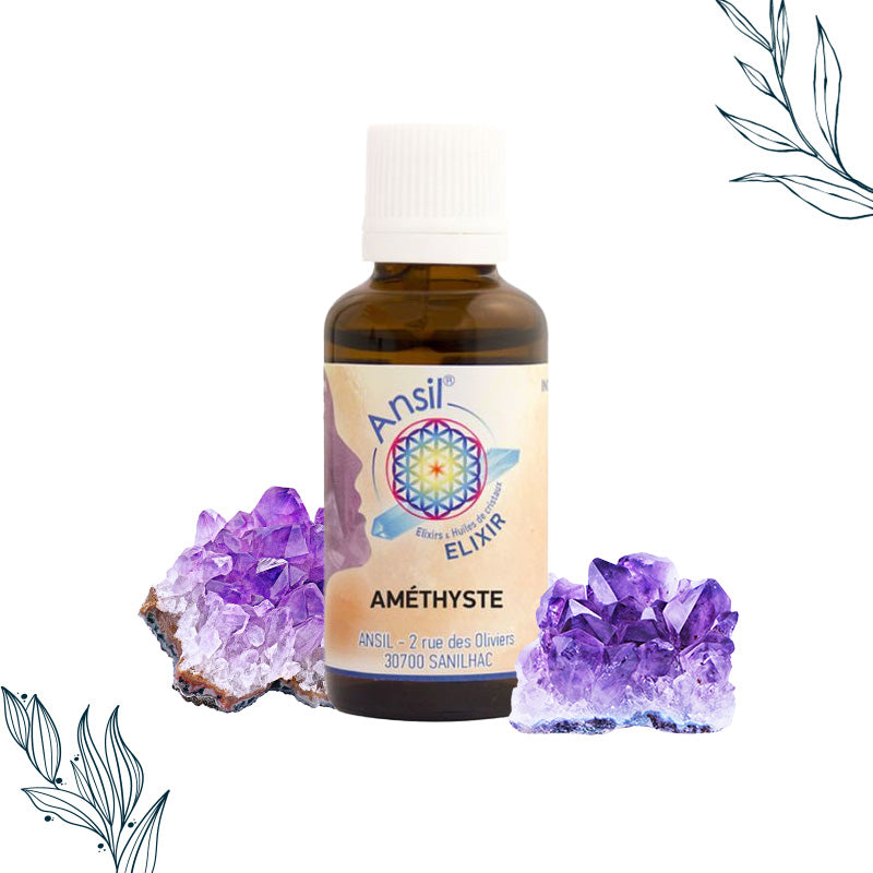 Elixir de cristaux d'Améthyste d'Ansil