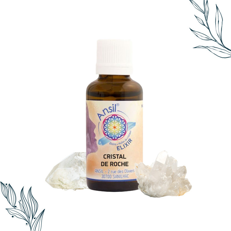 Elixir de cristal de roche de la marque Ansil en format 30ml.