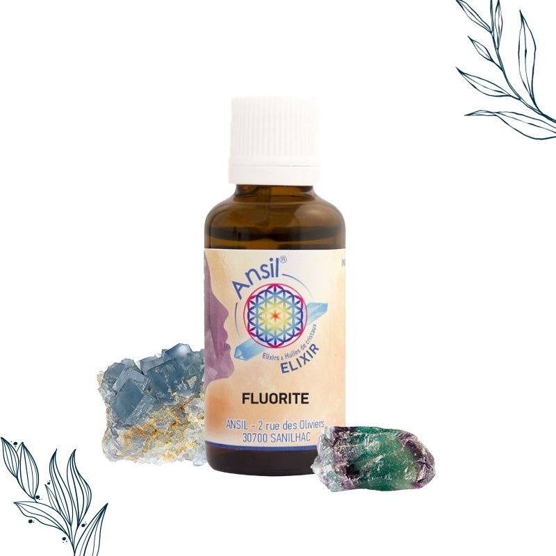 Elixir de cristal de fluorite de la marque Ansil