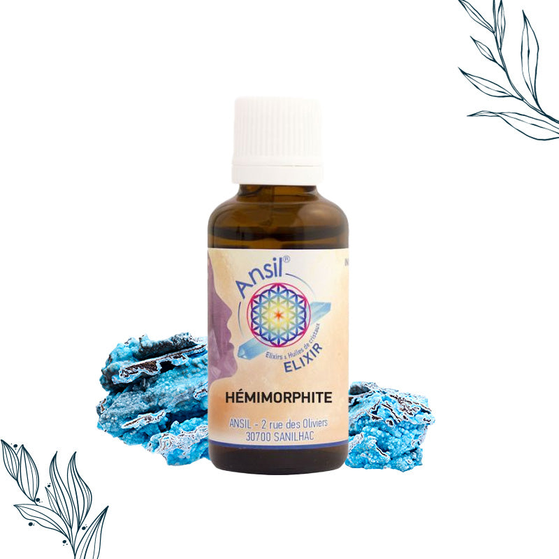 Elixir de cristaux d'Hémimorphite de la marque Ansil