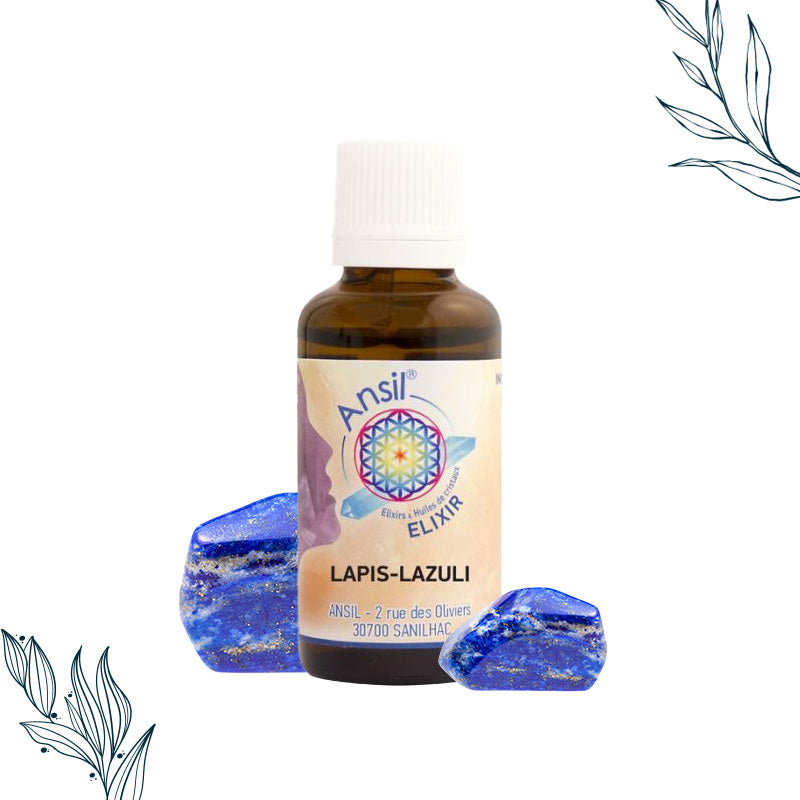 Elixir de cristal de lapis-lazuli de la marque Ansil