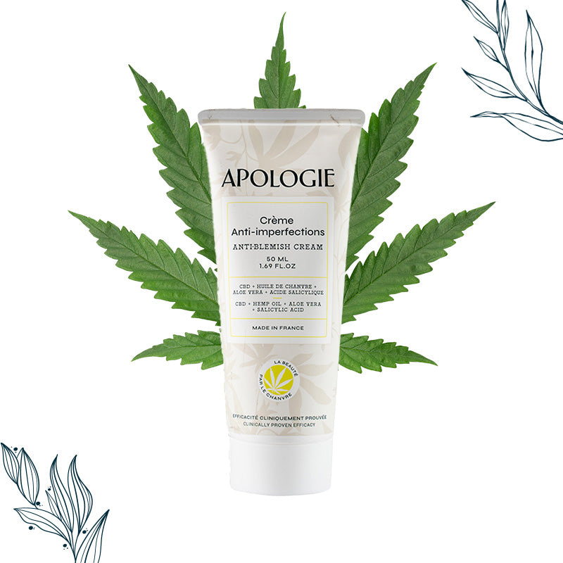 Crème Hydratante Anti-Imperfections – Apologie (tube de 50 ml)