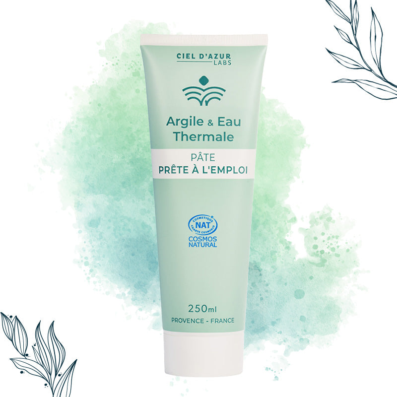 Pâte prête à l'emploi de 250 ml d'Argile & Eau Thermale