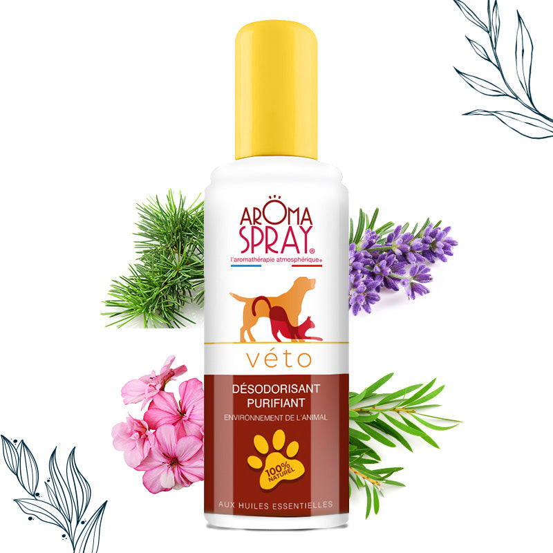 Aromaspray Véto désodorisant purifiant de la marque Aromaspray