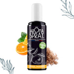 Spray d’ambiance de 100 ml Orange Palmarosa bio de la marque Aromaspray