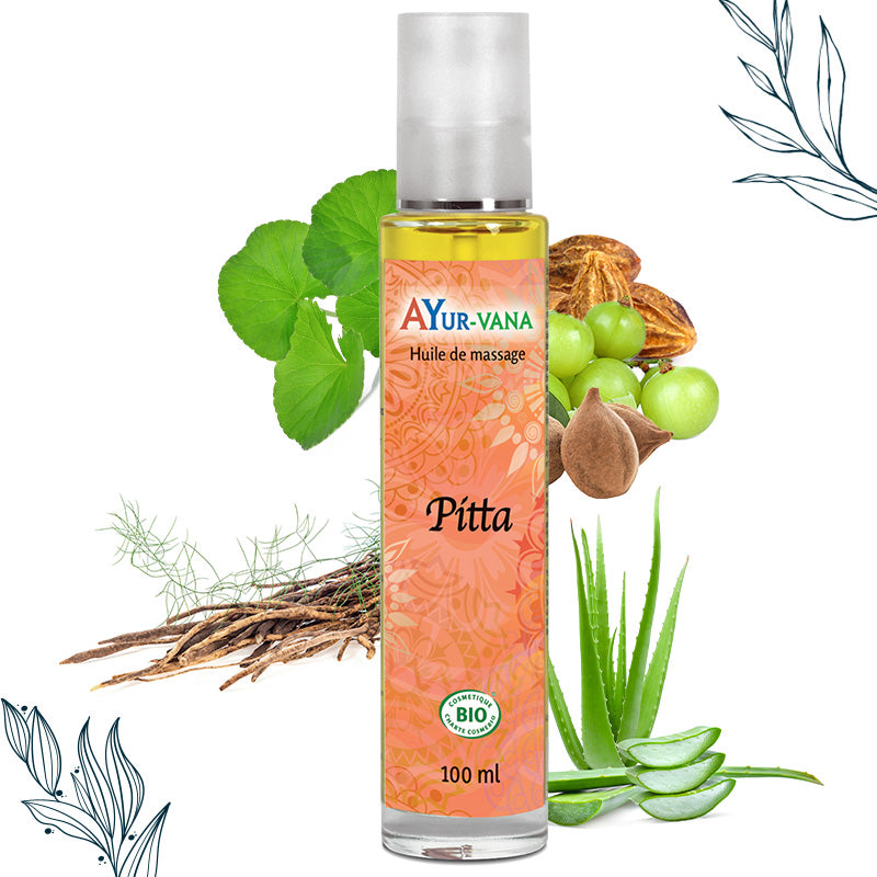 Pitta - Huile de massage de la marque AYur-vana