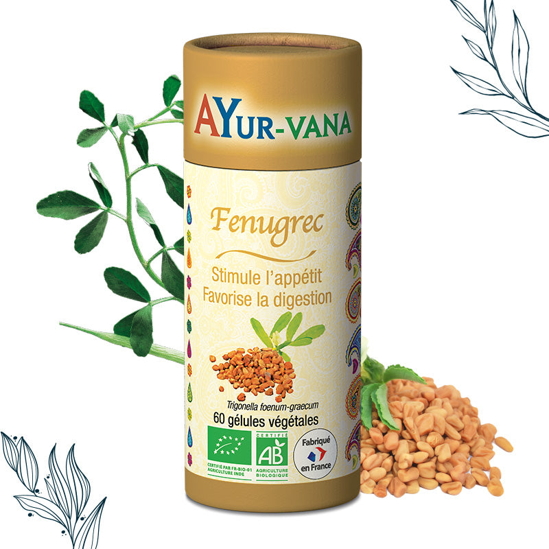 Fenugrec bio de 60 gélules Ayurvana