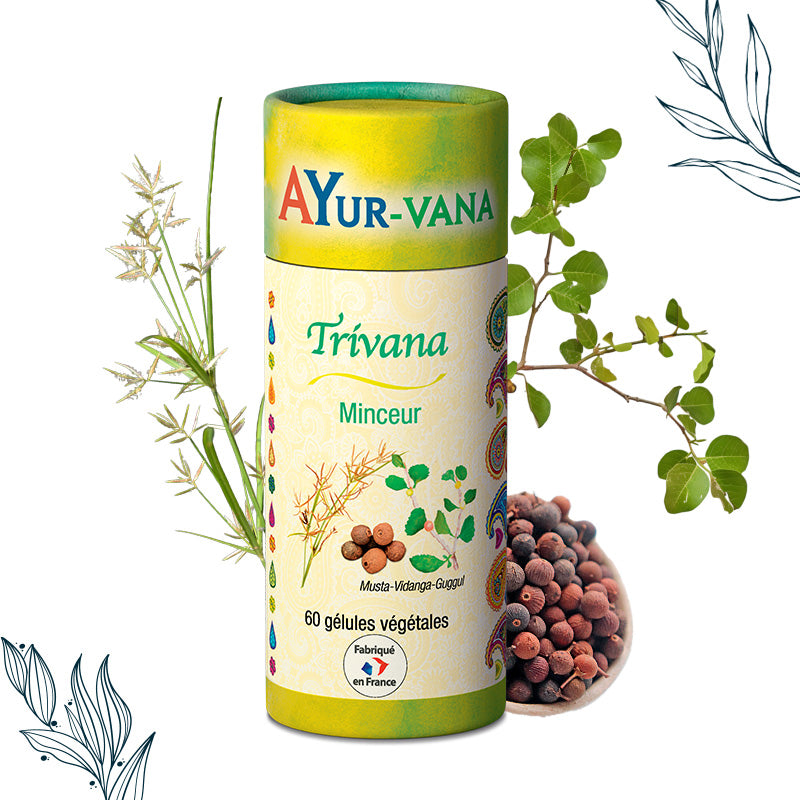 Pilulier de 60 gélules de Trivana de la marque Ayurvana
