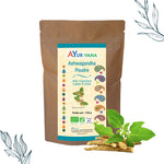 Poudre Ashwagandha bio en sachet de la marque AYur-vana