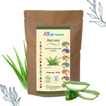 Aloe vera en poudre dans un sachet de 100g certifié bio d'Ayurvana