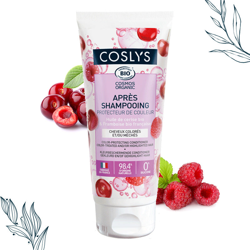 Après shampooing protecteur de couleur certifié bio et vegan – Coslys