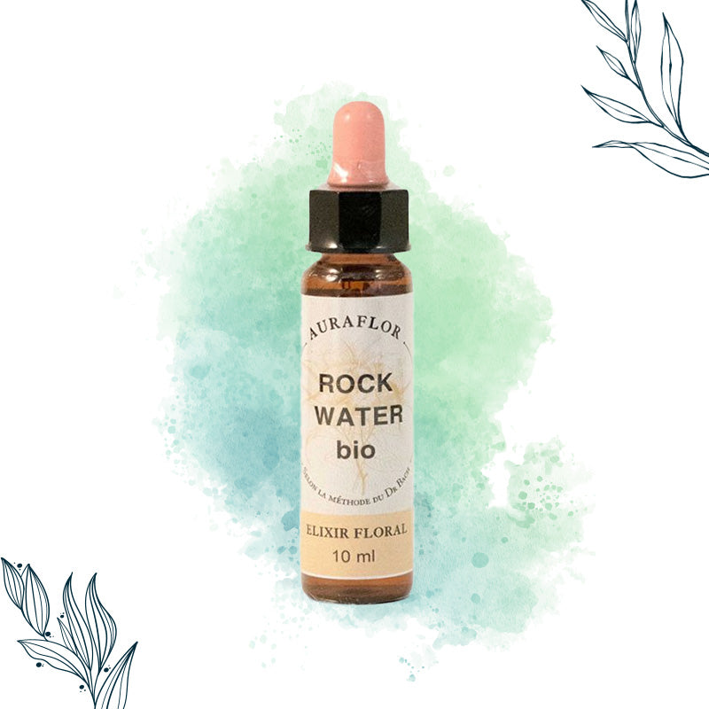 Compte-gouttes de 10ml de fleurs de bach bio d’Eau de Roche de la marque Dioter