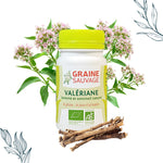 Pilulier de 60 gélules de Valériane bio de la marque Graine Sauvage