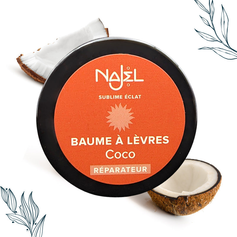 Baume à lèvres coco certifié bio – Najel