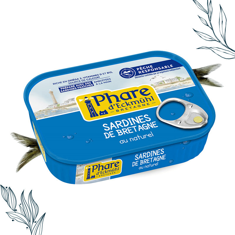 Sardines au naturel – Phare d'Eckmühl
