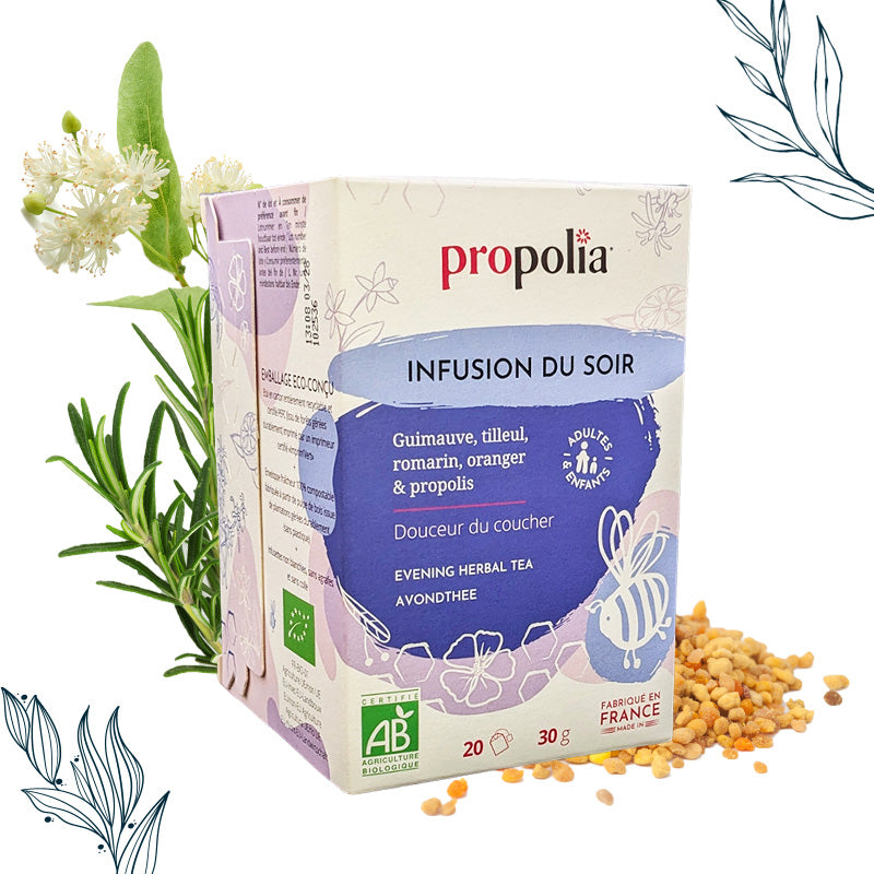 Infusion du soir Bio Propolis et Plantes - Propolia