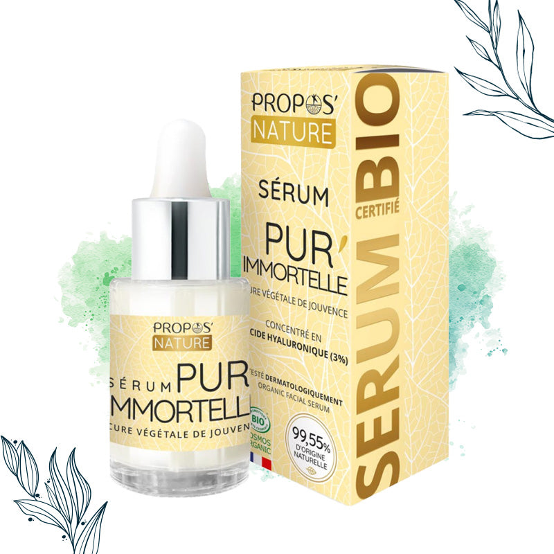 Sérum Pur'immortelle certifié bio en 30 ml de Propos'Nature