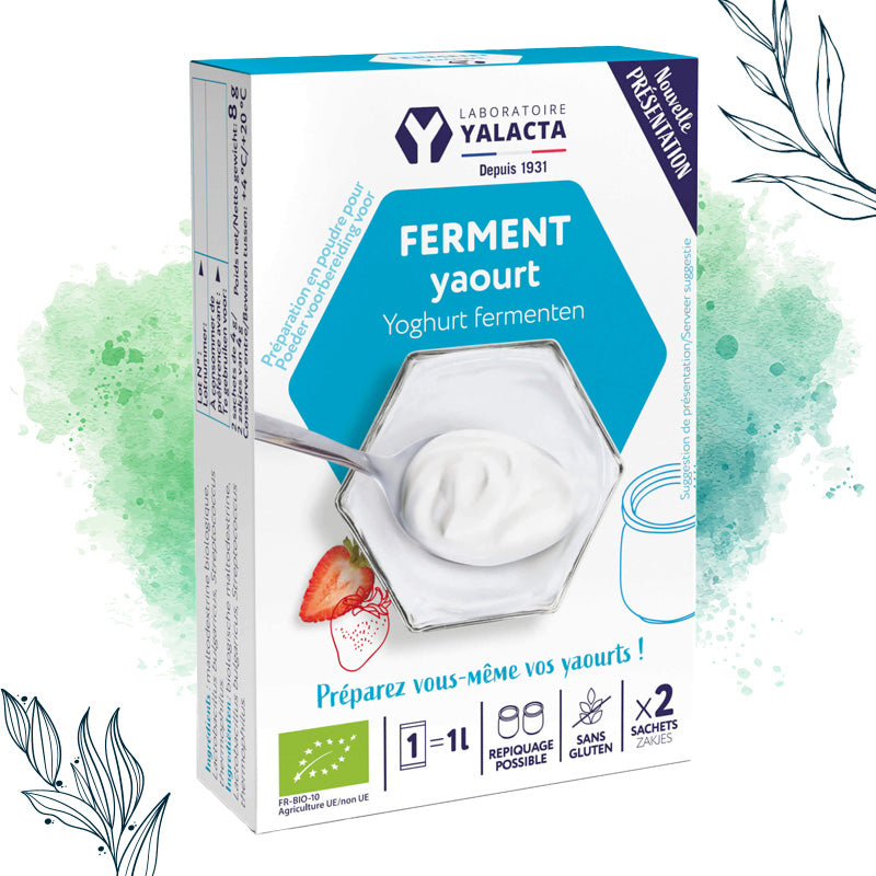 Ferment pour yaourt bio en sachets – Yalacta