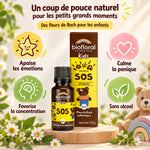 SOS Secours bio Biofloral granules enfants 19,5g avec bénéfices apaisants et calmants