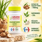 Souchet Rond Extrait 750mg - Gélules végétales Graine Sauvage fabriquées en France