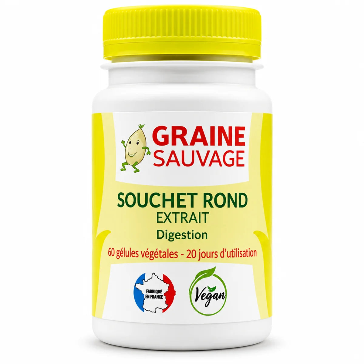 Souchet rond extrait 60 gélules Graine Sauvage complément alimentaire naturel