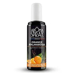 Spray d'ambiance Orange Palmarosa bouteille verre noir - Aromaspray