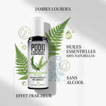 Spray jambes lourdes St Côme avec huiles essentielles naturelles, effet fraîcheur et légèreté