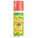 Spray MoustiCare anti-moustiques pour zones infestées, flacon rouge et jaune sur fond blanc