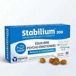 STABILIUM®200 en capsules Yalacta - Boîte de packaging bleu vue de face