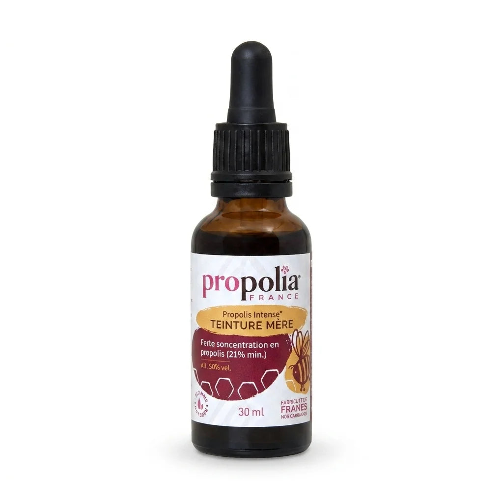 Teinture mère Propolis brune Propolia 30ml - Flacon verre ambré avec pipette