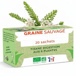 Boîte Tisane Digestion Bio Graine Sauvage 20 sachets, infusettes vegan et écologiques