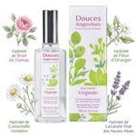 Virginale Lotion Douces Angevines avec ingrédients botaniques rose, oranger, camomille et lavande