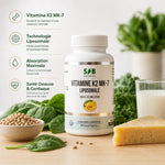 Bouteille Vitamine K2 MK7 liposomale SFB 60 gélules avec sources naturelles et ingrédients